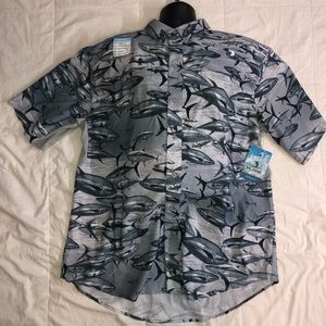 REEL LEGENDS Men’s Mariner II Swimming Tuna Shirt Men’s XL